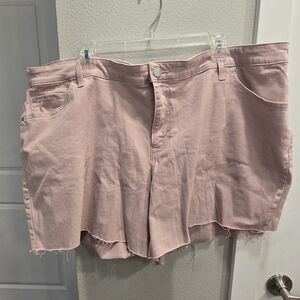 EVRI Pink Jean Shorts for Women